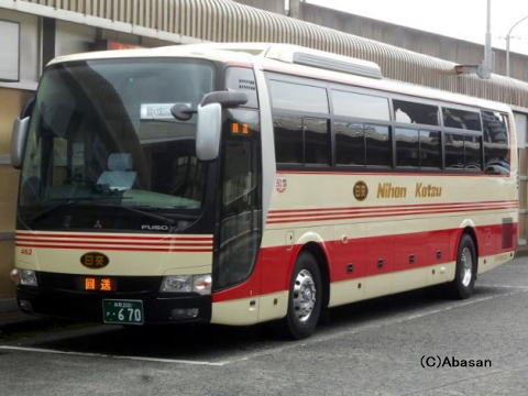 鳥取200か・670（日本交通 山陰特急バス 復刻デザインバス）